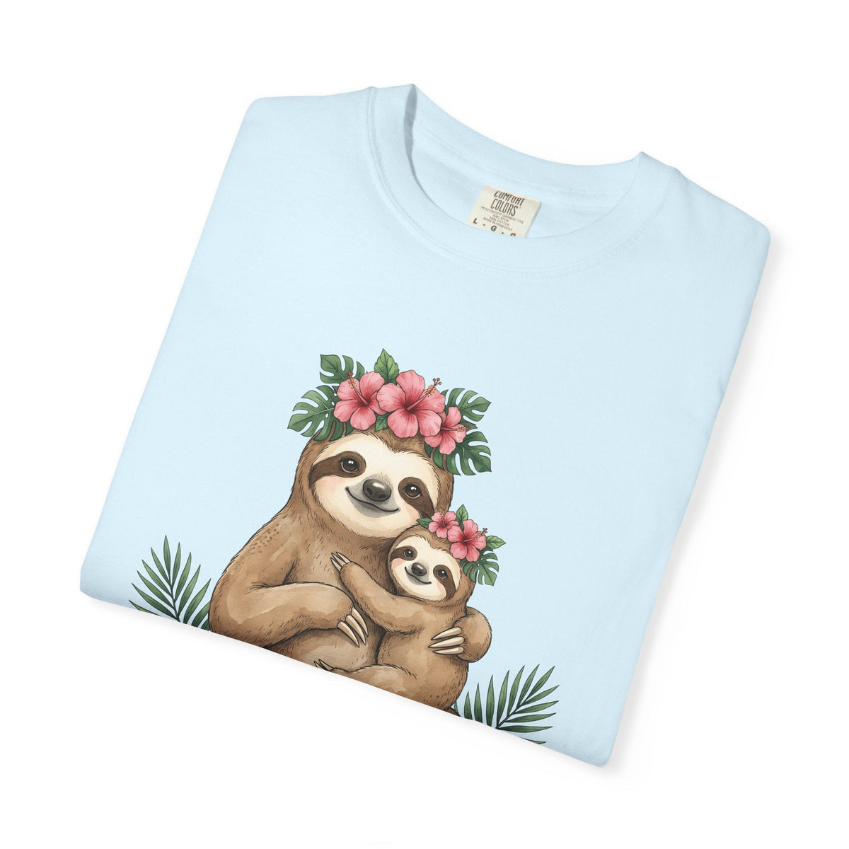 Sloth Clan Shirt Animals & Flowers Rainforest Unisex Gift product image 8