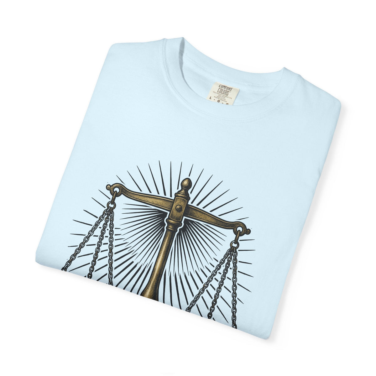 Justice Scales Shirt Lawyer Unisex Gift Vintage Tee Scale product image 8