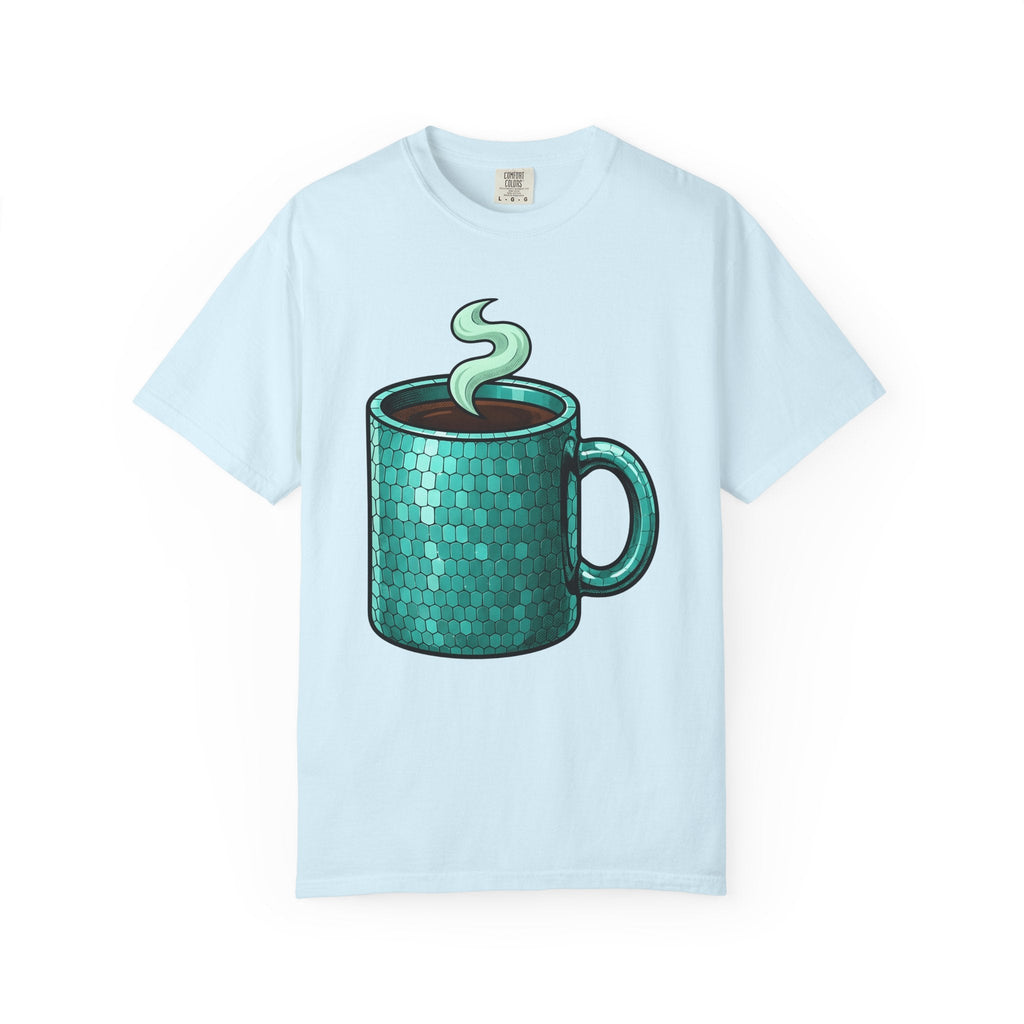 Coffee Mug Shirt Coffee Work Unisex Gift Cartoon Tee Mug T-Shirt Coffee Fan