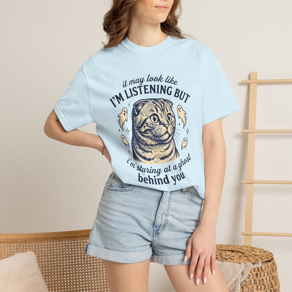 Tabby Cat Shirt Halloween Unisex Gift Vintage Tee Kitty product image 9