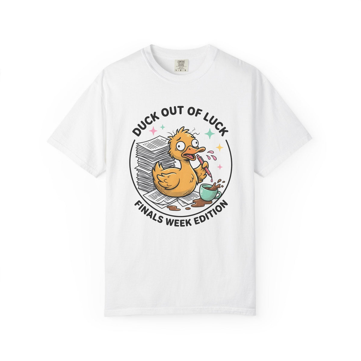 Anxious Duck Shirt Teachers Pupil Unisex Gift Comic Tee product image 1
