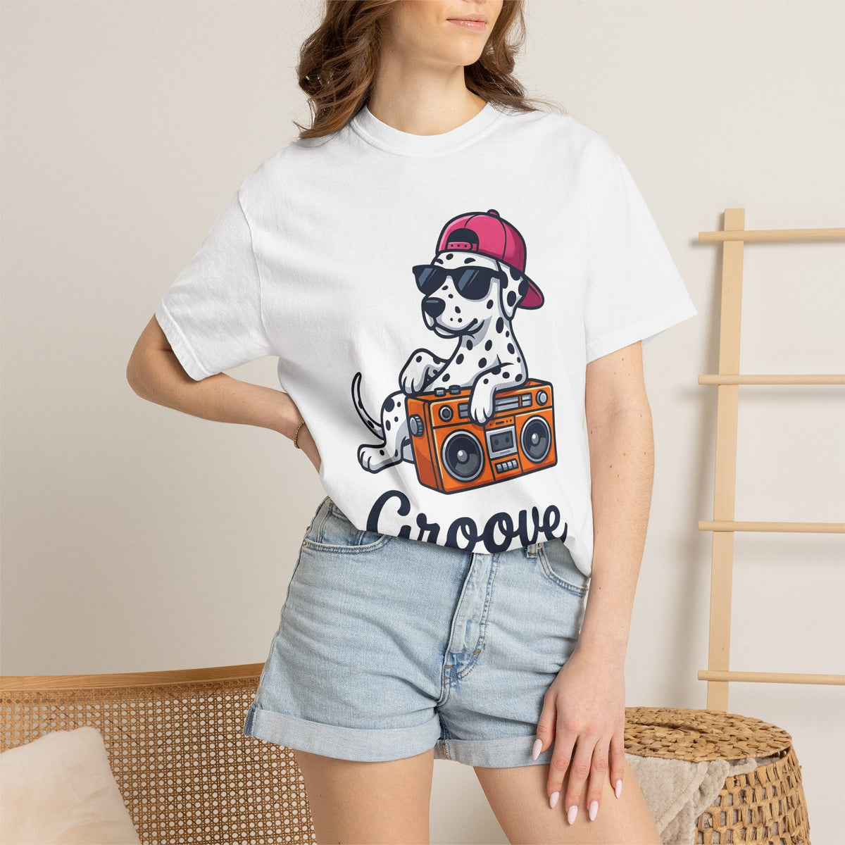 Dalmatian Pet Shirt Dog Sounds Unisex Gift Sketch Tee product image 6