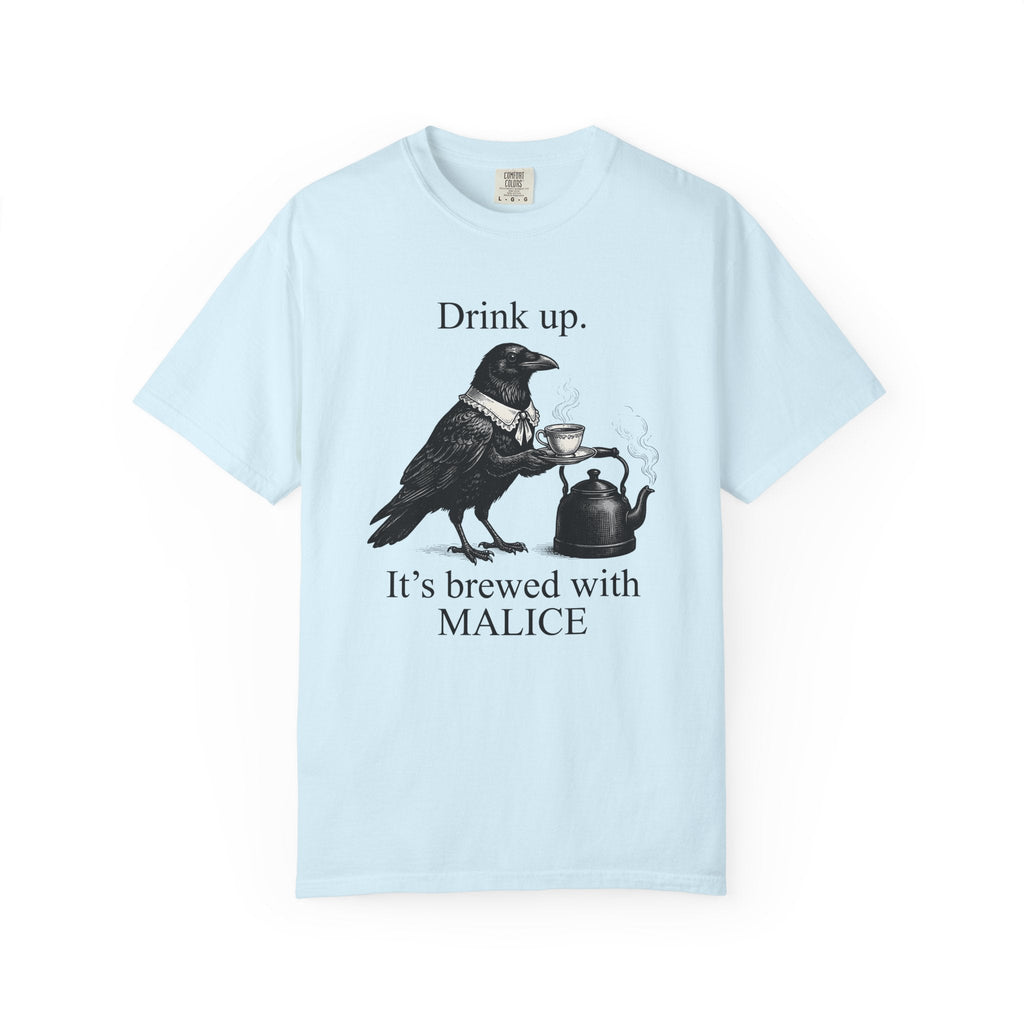 Crow Tea Shirt Funny Dark Unisex Gift Retro Tee T-Shirt product image 2