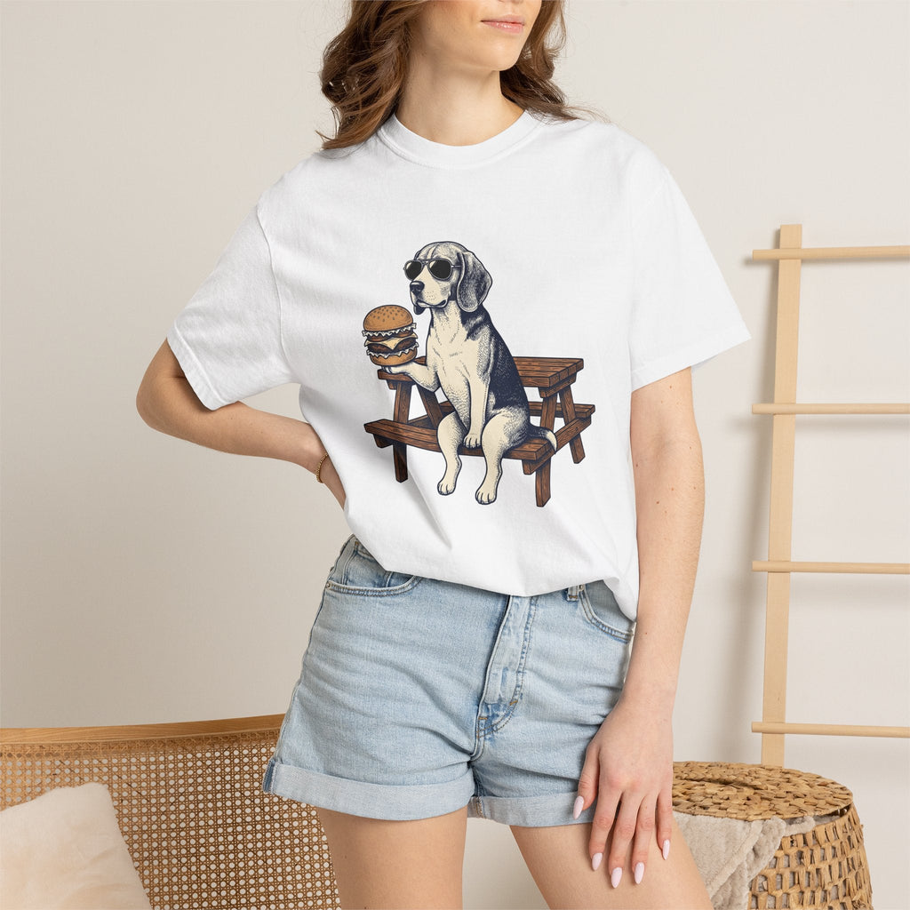 Beagle Dog Shirt Food Gift Women Vintage Tee Hound T-Shirt product image 6