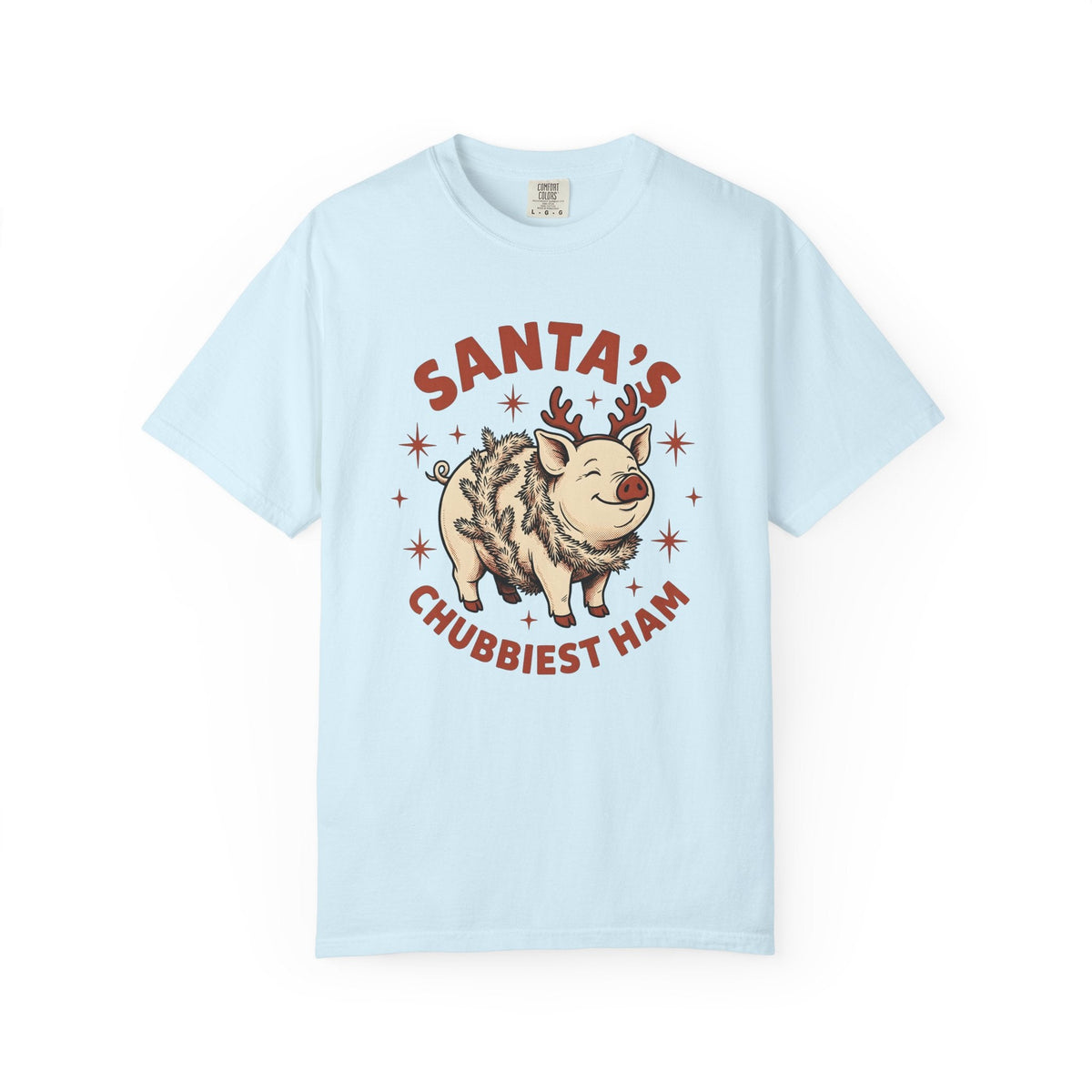 Pig Antlers Shirt Christmas Culinary Unisex Gift Rustic Tee product image 2