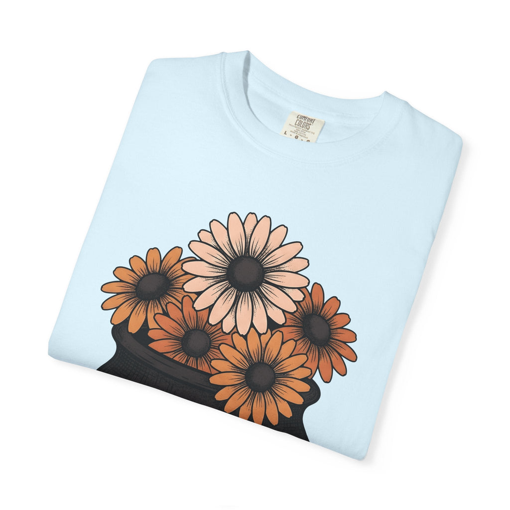 Witch Pot Flowers Shirt Halloween Petals Unisex Gift Line product image 8