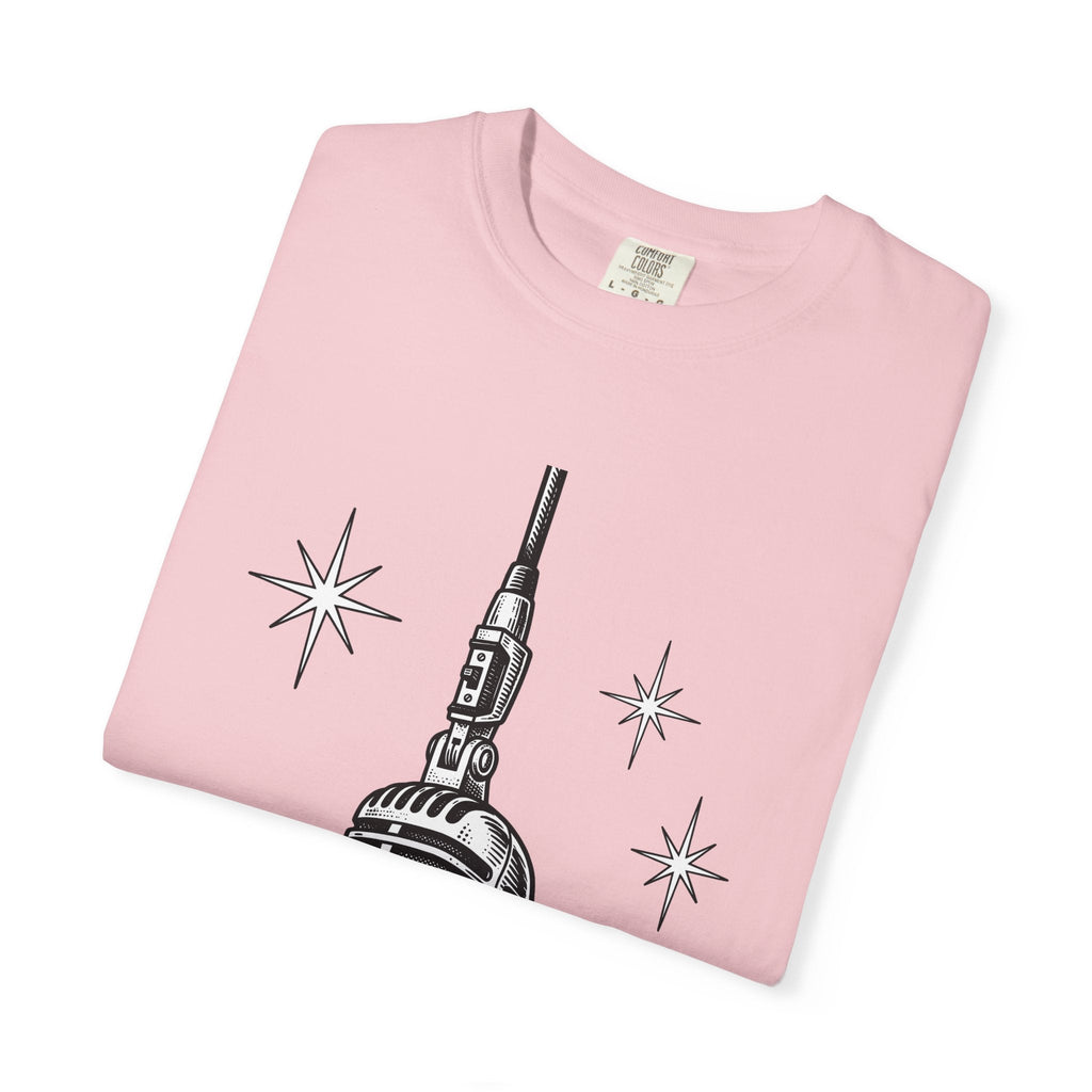 Old Microphone Shirt Music Performer Unisex Gift Line Art product image 11