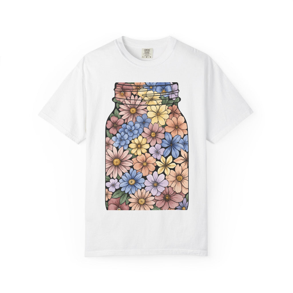 Floral Jar Shirt Easter Blossom Unisex Gift Brush Stroke product image 1