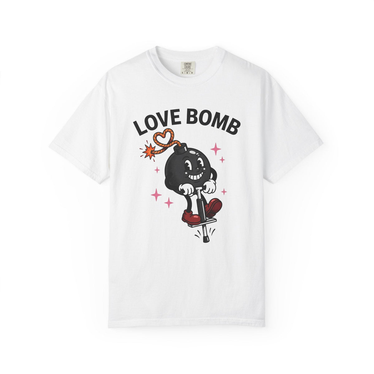 Cartoon Bomb Icon Shirt St. Valentine's Day Duos Unisex product image 1
