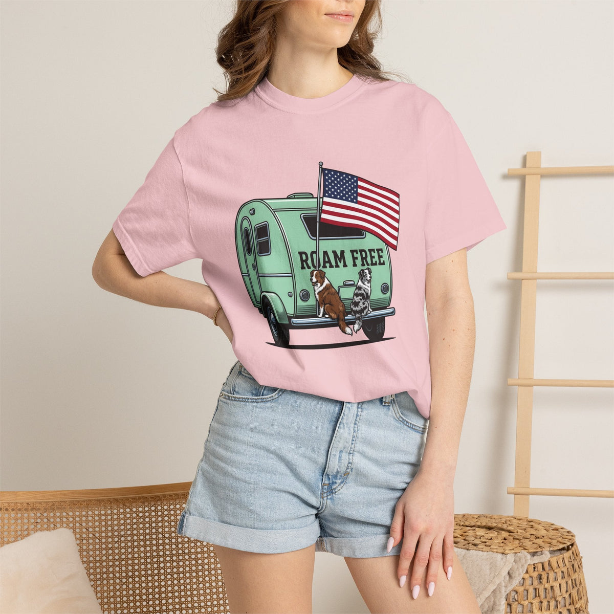 Rv Puppies Shirt 4th Of July Campfire Unisex Gift Old product image 12