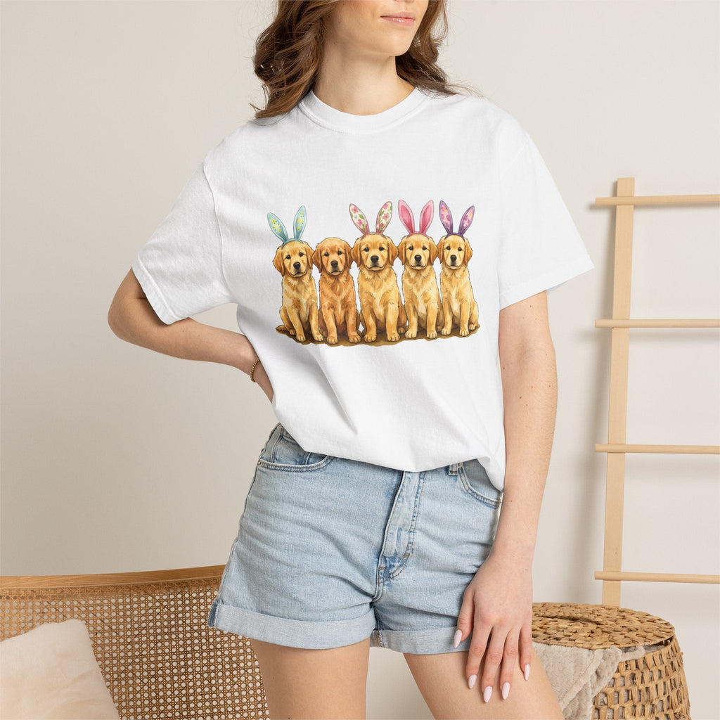 Golden Retriever Puppy Shirt Easter Companion Unisex Gift product image 6