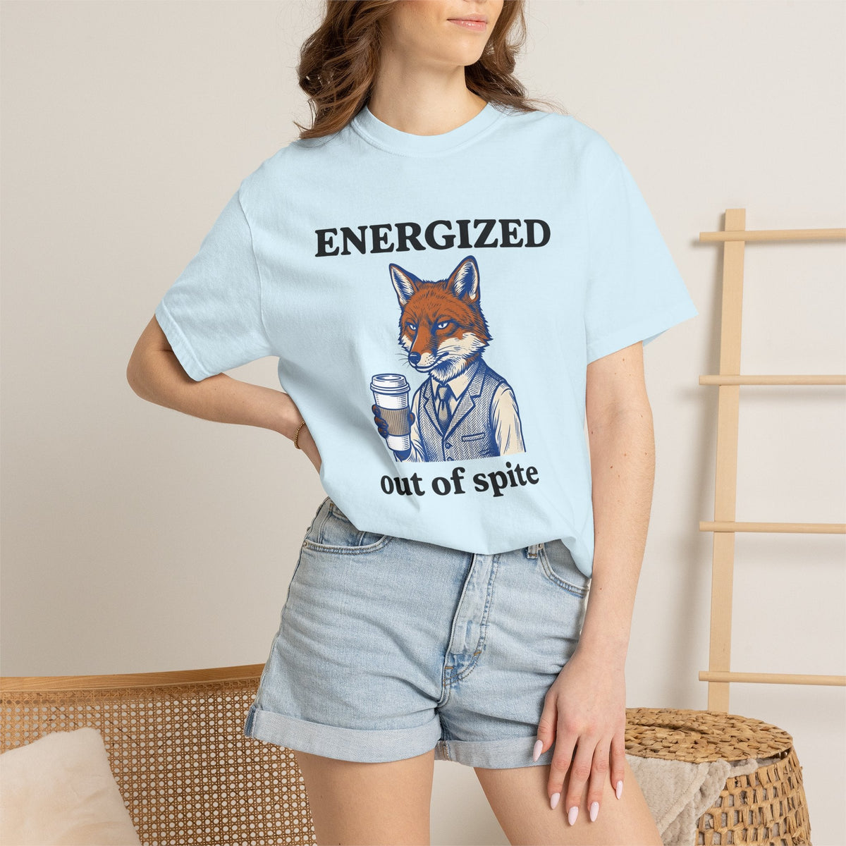 Fox Coffee Mug Shirt Coffee Wildlife Unisex Gift Retro Tee Mug T-Shirt Coffee