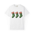 Holiday Stocking Shirt Christmas Winter Unisex Gift Painted product image 1