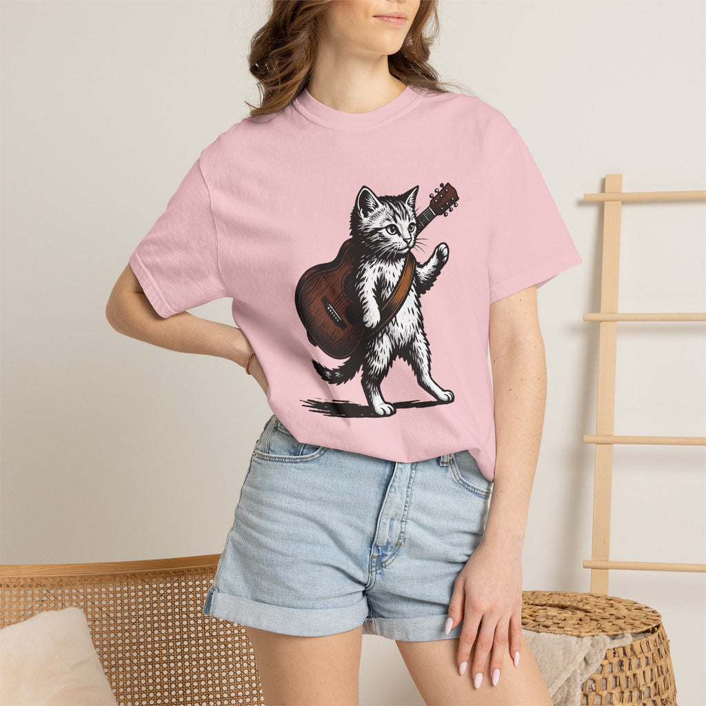 Feline Guitar Shirt Cat Sound Unisex Gift Classic Tee product image 12