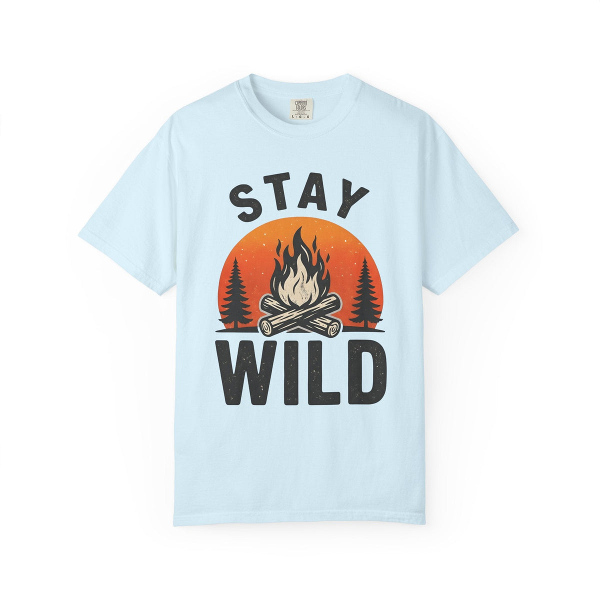 Campfire Graphic Shirt Camping Nature Unisex Gift Vintage product image 2