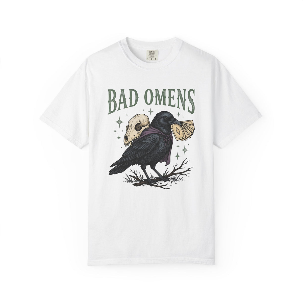 Raven Head Shirt Halloween Mysticism Unisex Gift Horror Tee product image 1