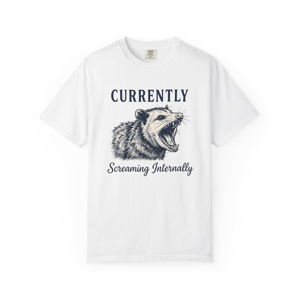 Opossum Illustration Shirt Funny Wildlife Unisex Gift Retro product image 1