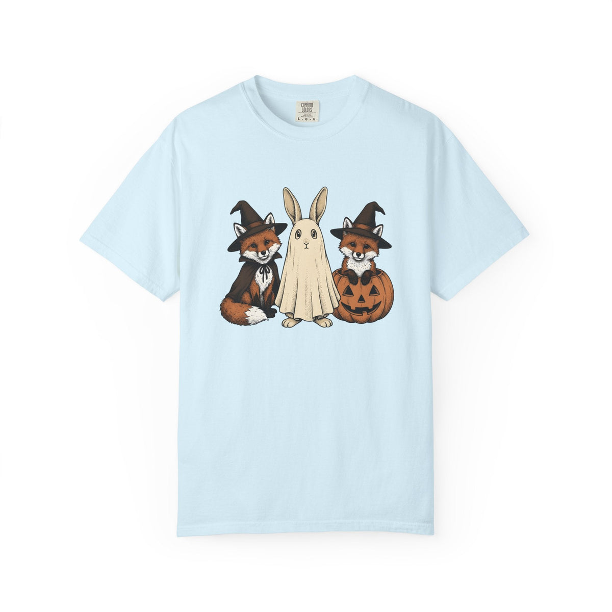Autumn Animals Line Art T-Shirt – Fall Thanksgiving Harvest product image 2