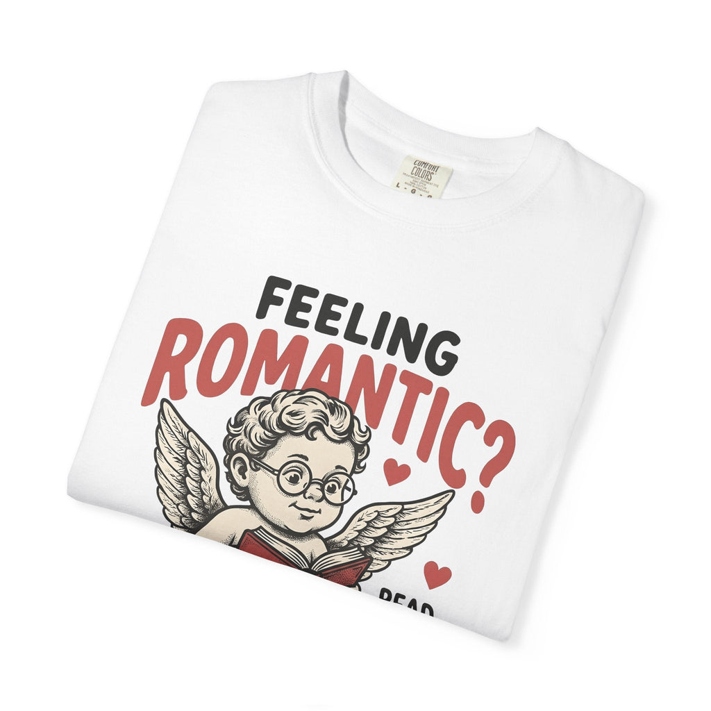 Cupid Reading Shirt Valentines Day Book Unisex Gift Vintage product image 5