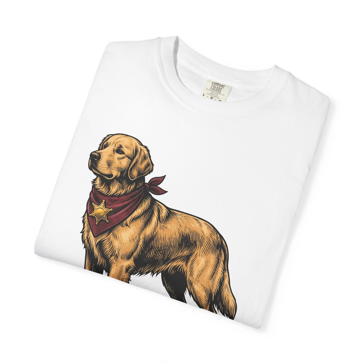 Golden Retriever Shirt Dog Ranch Unisex Gift Retro Tee product image 5