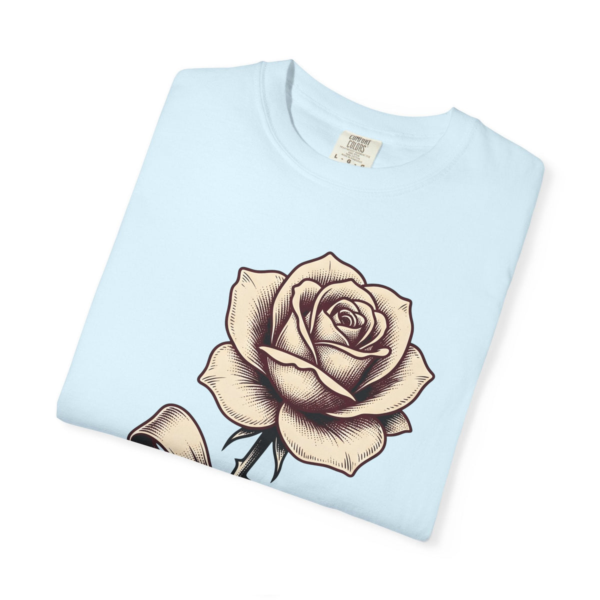 Rose Blossom Shirt Floral Nature Unisex Gift Antique Tee product image 8