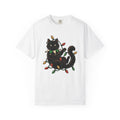 Black Cat Shirt Christmas Pet Unisex Gift Vintage Tee product image 1