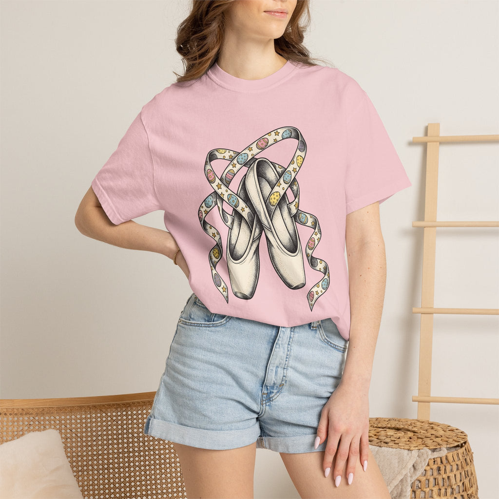 Ballet Flats Shirt Easter Recital Unisex Gift Cartoon Tee Dance Shoes T-Shirt