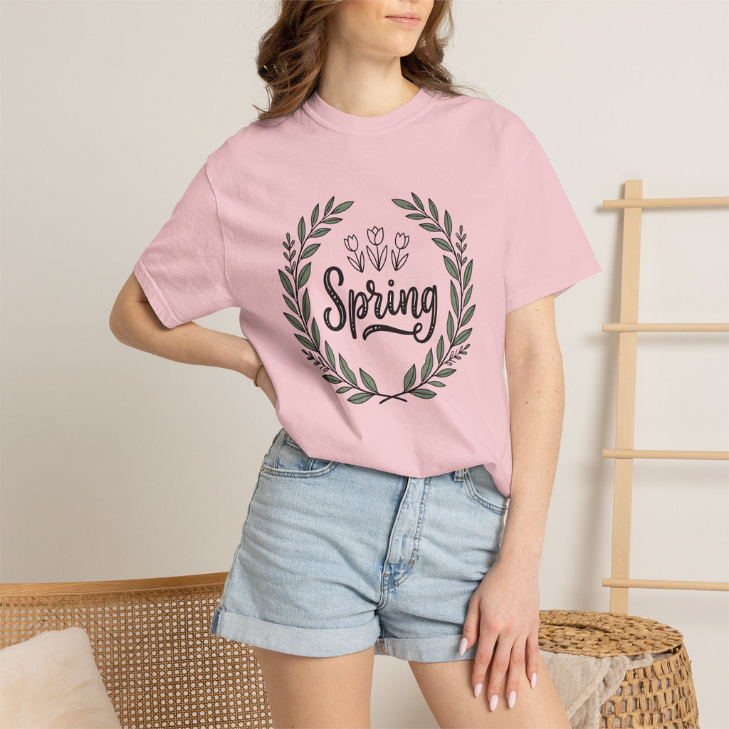 Flower Circle Shirt Spring Garden Unisex Gift Rustic Tee product image 12