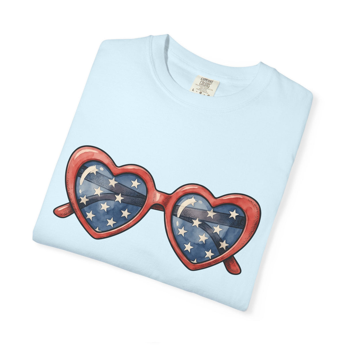 Heart Eyeglasses Shirt 4th Of July Freedom Unisex Gift product image 8