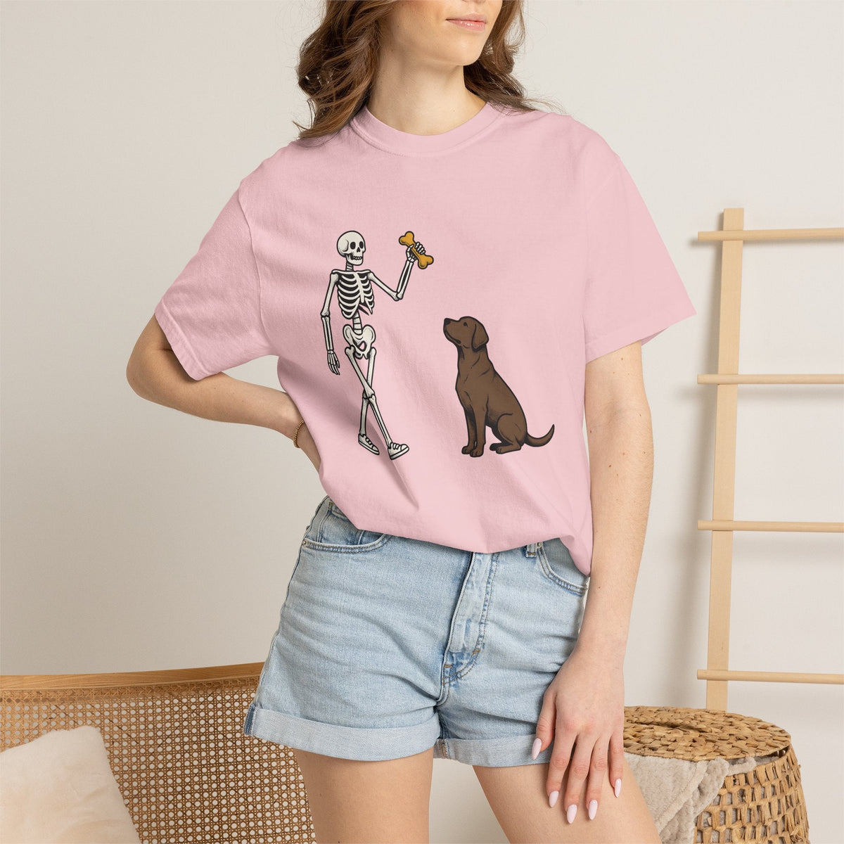 Bony Dog Shirt Scary Unisex Gift Animated Tee Hound T-Shirt product image 12