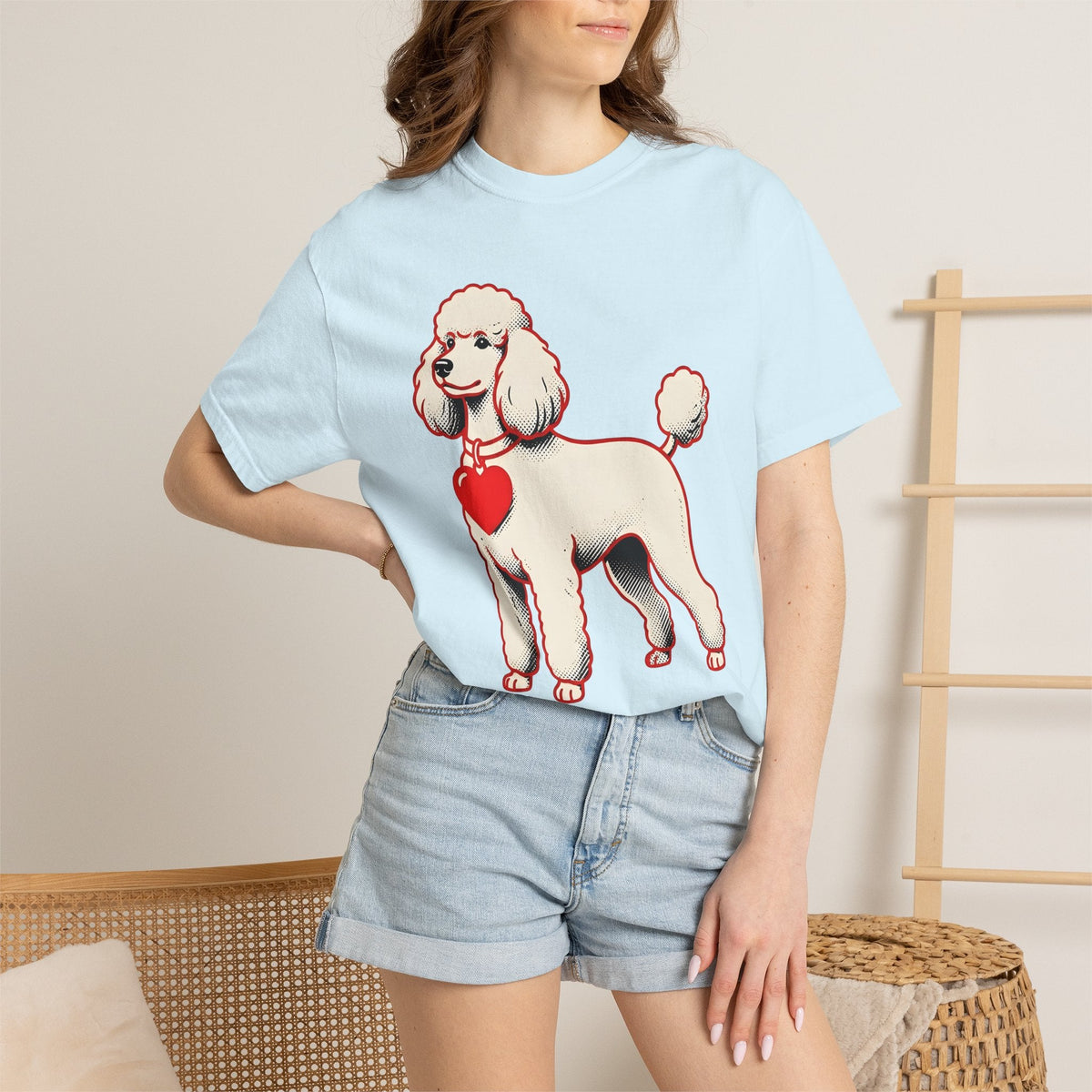 Poodle Dog Shirt Pet Care Unisex Gift Animated Tee T-Shirt product image 9
