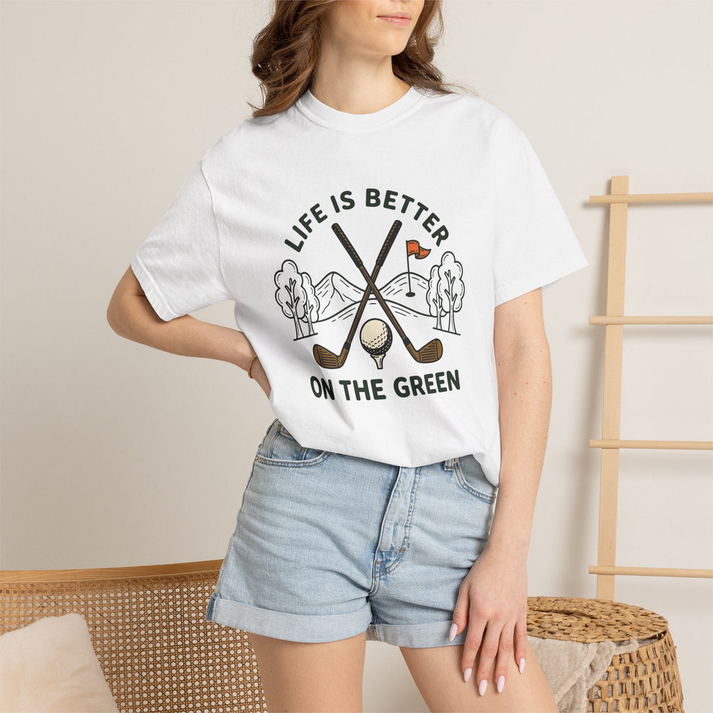 Golf Clubs Ball Shirt Hiking Unisex Gift Drawing Tee T-Shirt product image 6