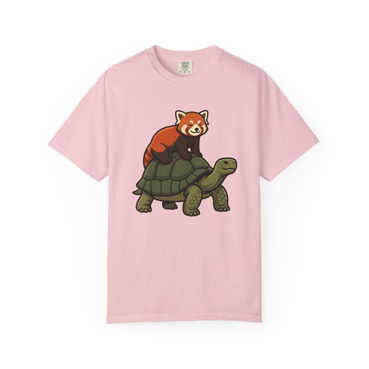 Red Panda Tortoise Shirt Animals Buddies Unisex Gift Sweet product image 3