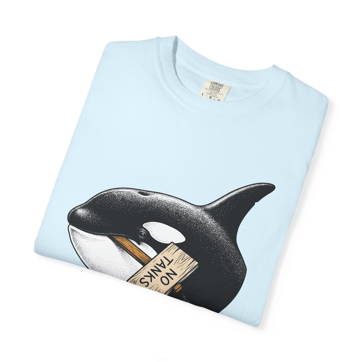 Orca Whale Shirt Animal Aquatic Unisex Gift Old School Tee product image 8