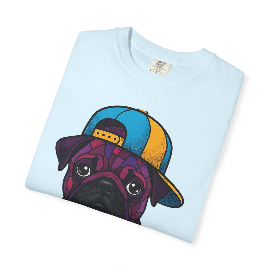 Pug Puppy Shirt Dog Casual Wear Unisex Gift Stained Glass product image 8