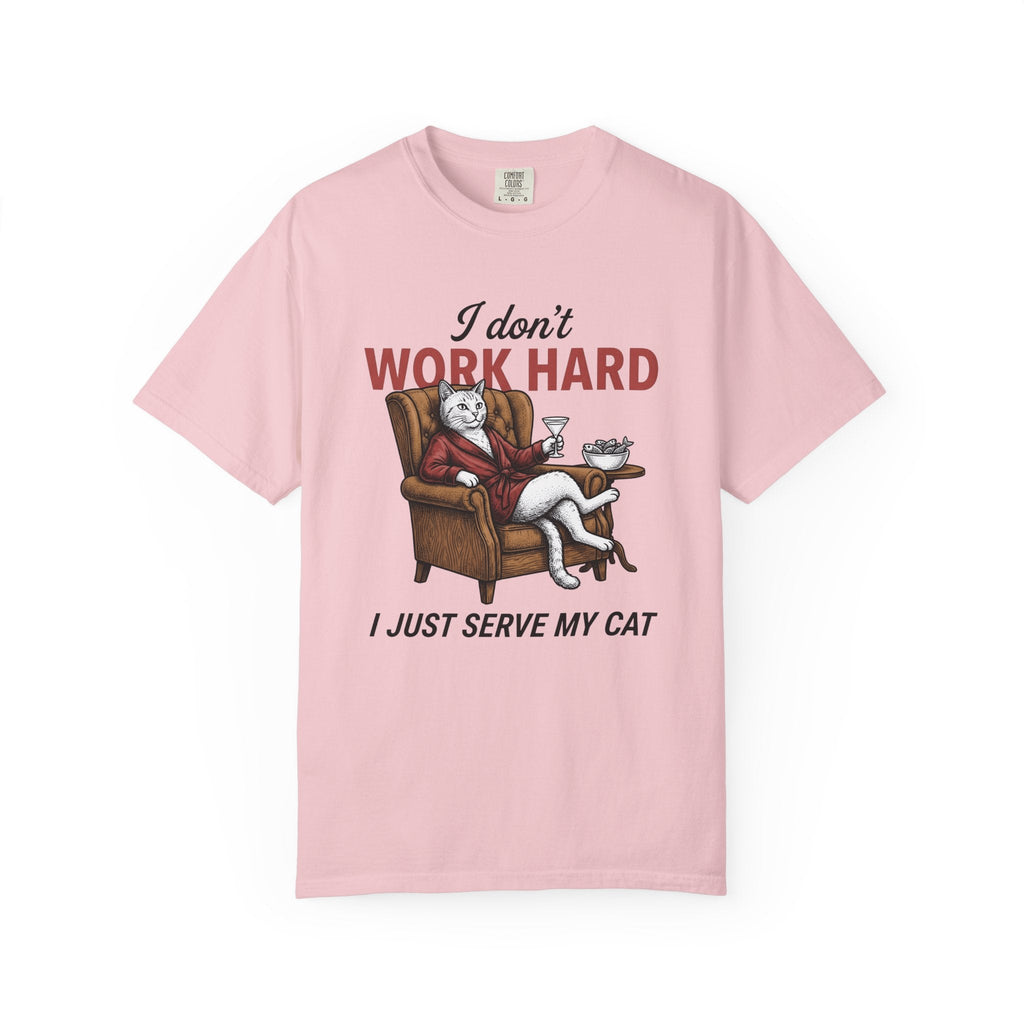 Cat Lounge Chair Shirt Satire Unisex Gift Nostalgic Tee product image 3