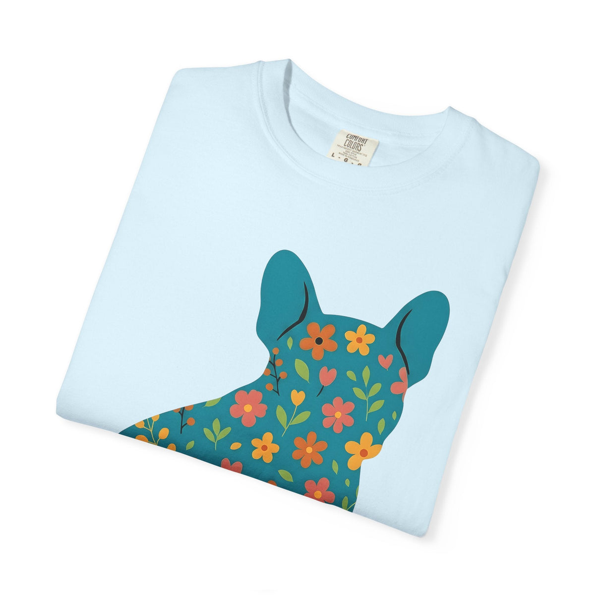 French Bulldog Shirt Dog Pet Unisex Gift Floral Tee T-Shirt product image 8