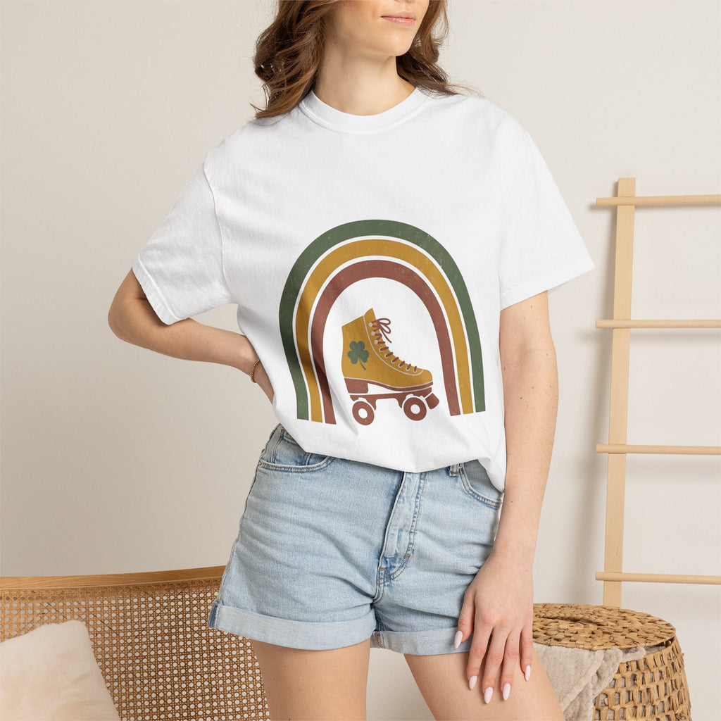 Roller Skate Shirt St Patrick's Day Rollerblading Gift product image 6