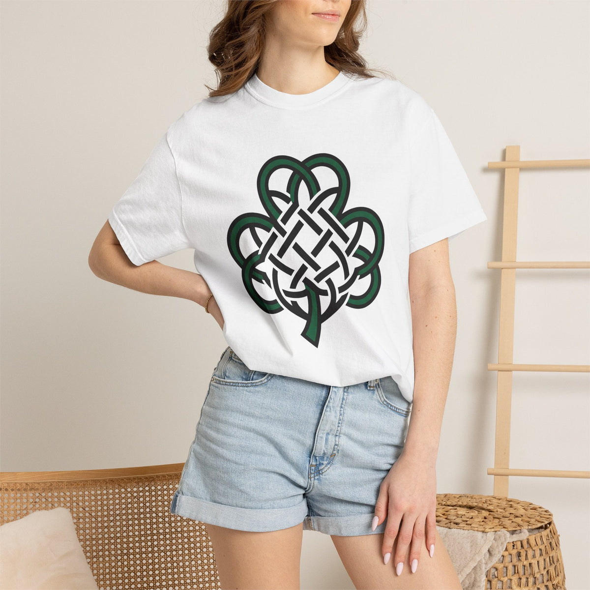 Irish Clover Shirt St Patrick's Day Symbol Gift Women product image 6