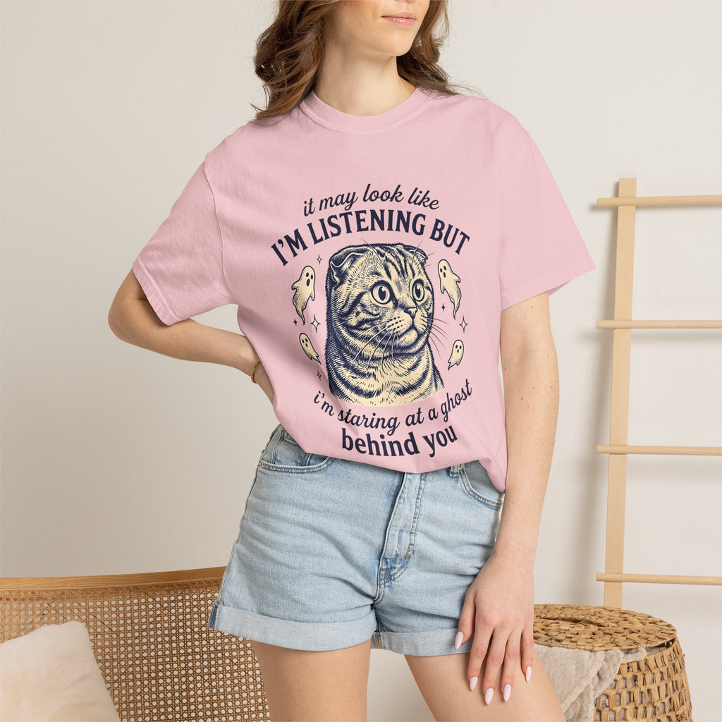 Tabby Cat Shirt Halloween Unisex Gift Vintage Tee Kitty product image 12