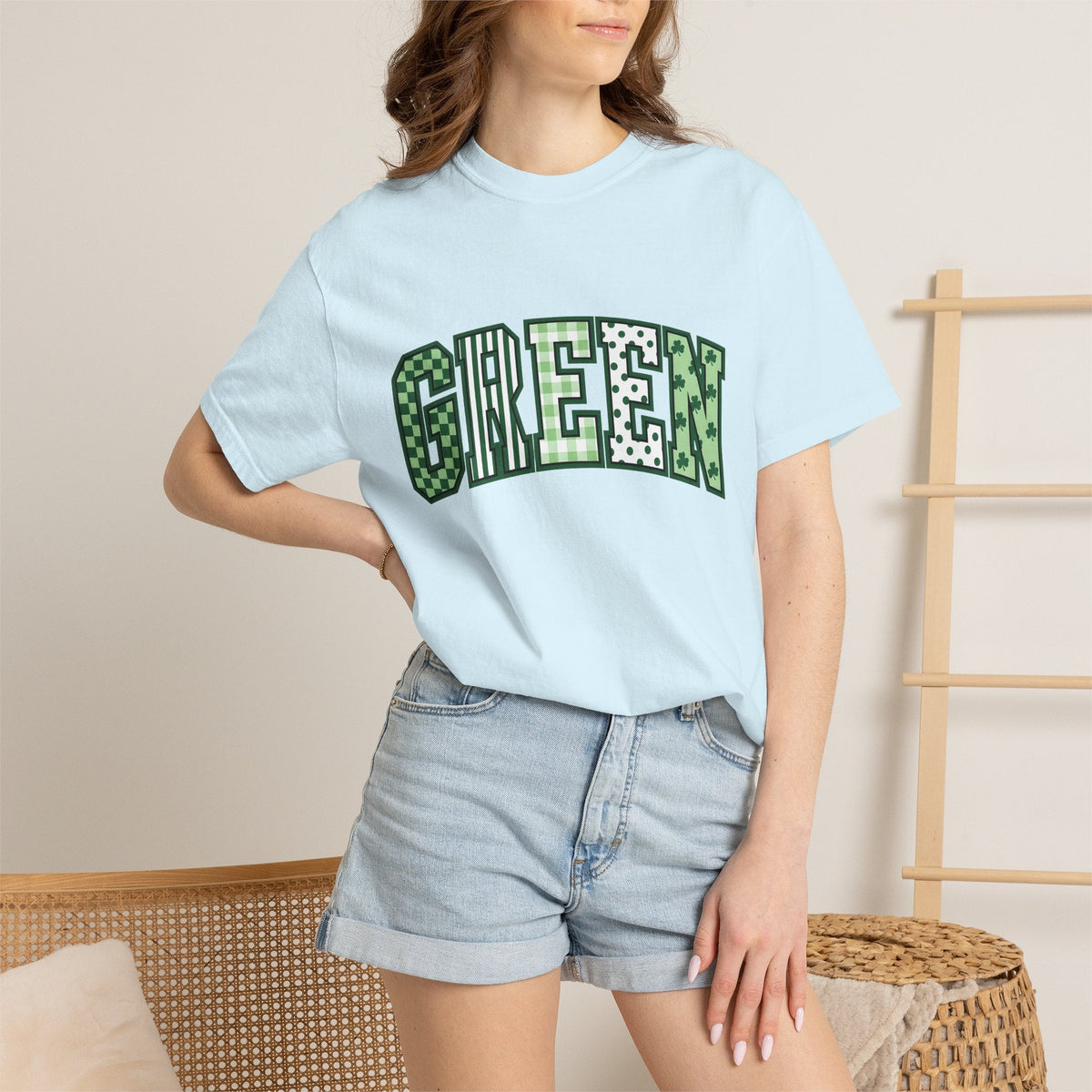 Clover Motif Shirt St. Patrick's Day Event Gift Women Eye product image 9