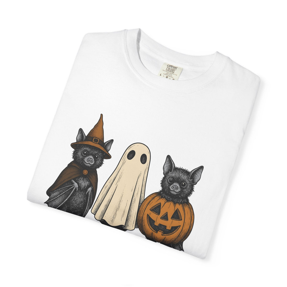 Bat Outfit Shirt Halloween Wildlife Unisex Gift Retro Tee product image 6