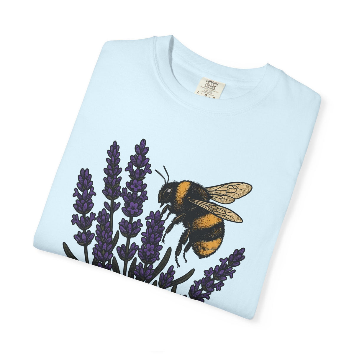 Honeybee Lavender Shirt Mom Outdoors Gift for Women Floral product image 8