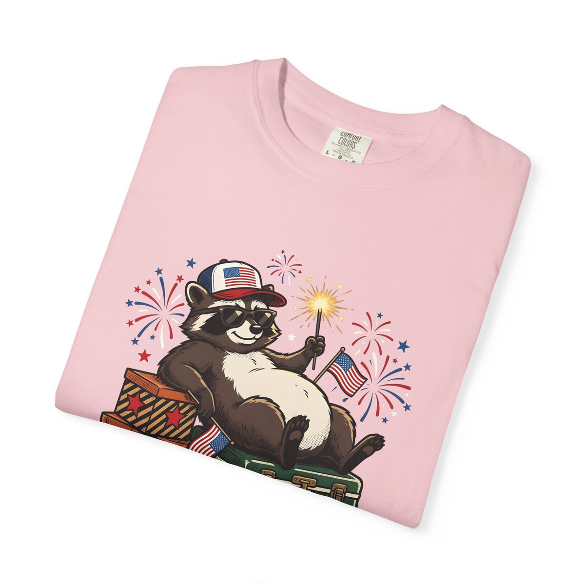 Raccoon Usa Shirt 4th Of July Wildlife Unisex Gift Comic product image 11