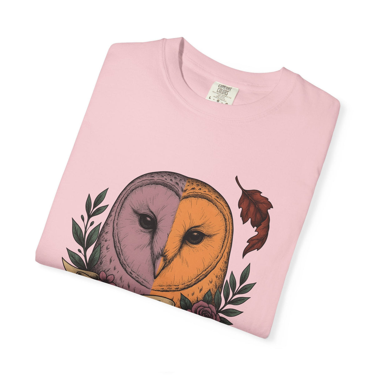 Owl Head Shirt Halloween Nature Gift Women Tattoo Tee product image 12