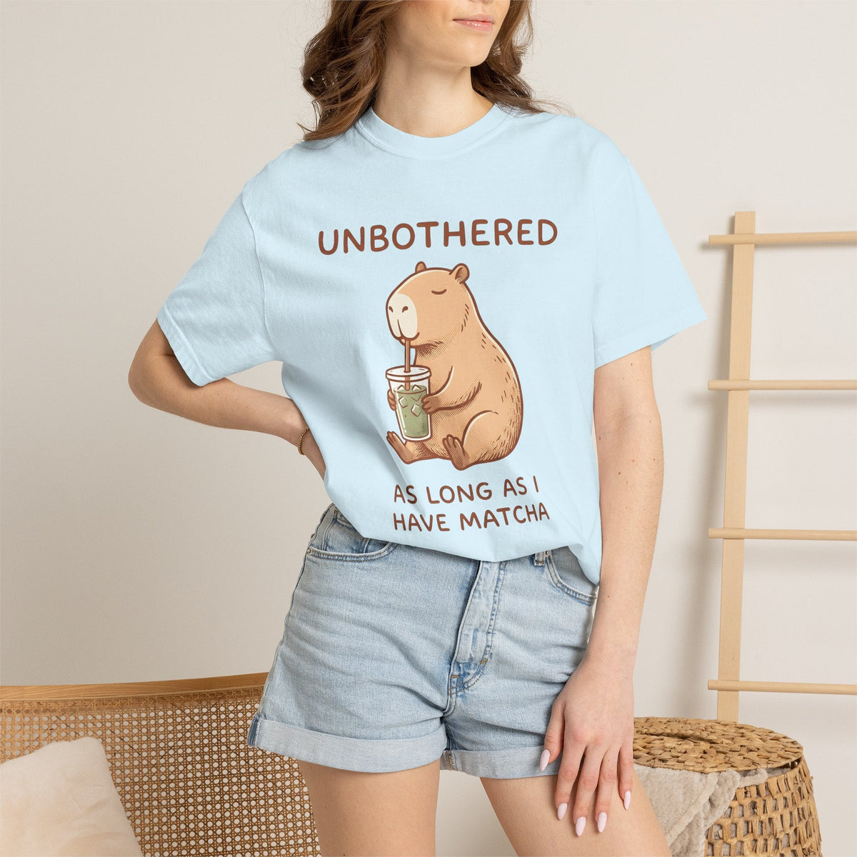 Capybara Drink Shirt Coffee Animal Unisex Gift Cute Tee product image 9
