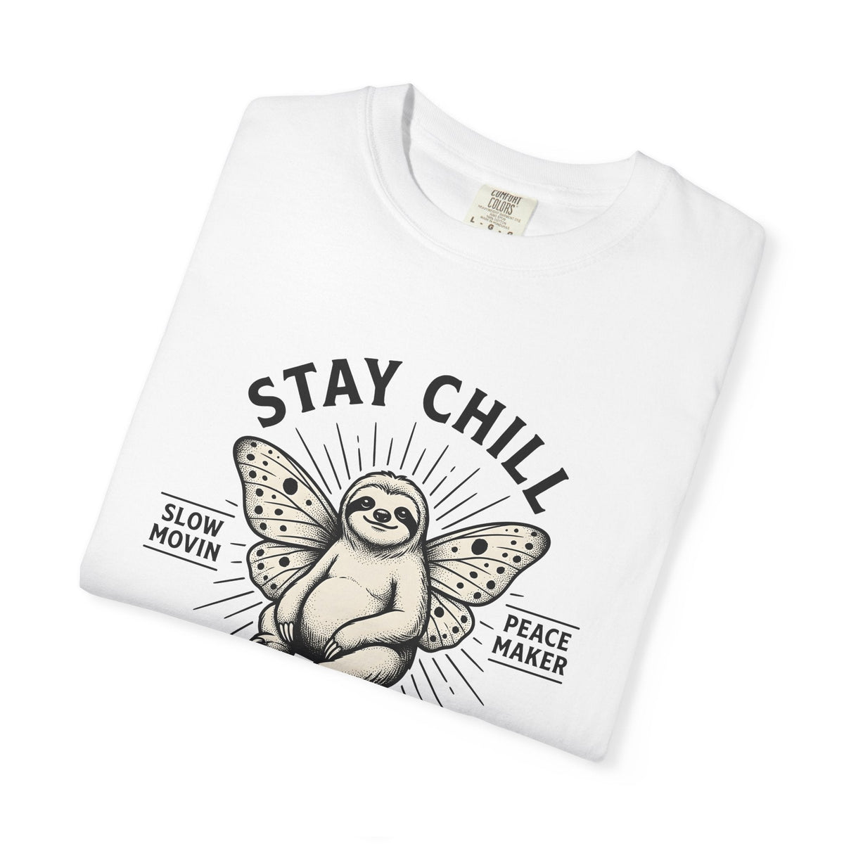 Sloth Flutter Shirt Fauna Gift Women Cartoon Tee T-Shirt product image 5