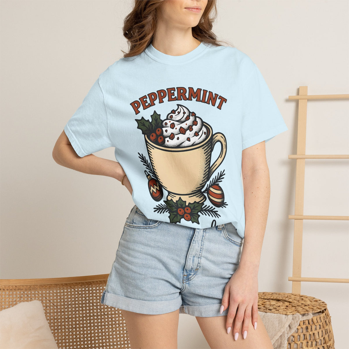 Coffee Cup Shirt Christmas Latte Unisex Gift Classic Tee Mug T-Shirt Xmas Fan