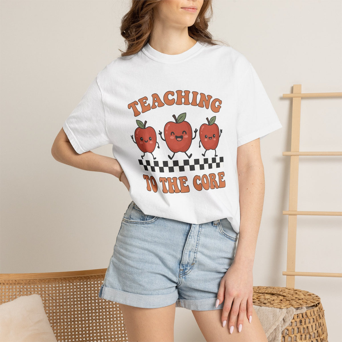 Cheerful Apples Shirt Teacher Thanks Unisex Gift Sweet Tee product image 6