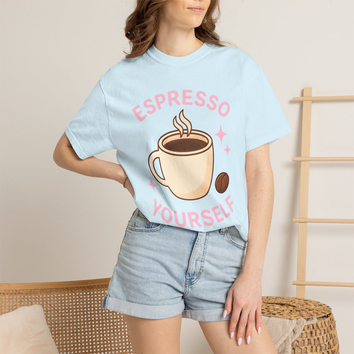 Coffee Cup Shirt Coffee Foodie Unisex Gift Cute Tee Mug T-Shirt Coffee Fan